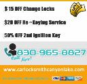 Car Locksmith Canyon Lake TX logo